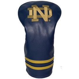 Team Golf NCAA Notre Dame Fighting Irish Vintage Driver Golf Club Headcover, Form Fitting Design, Retro Design & Superb Embroidery, Multi Team Color, One Size, (22711)