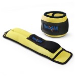 Yes4All Wrist & Ankle Weights With Adjustable Strap, Pair From 2 To 10Lbs, For Jogging, Gymnastics, Aerobics (4Lb X2, Yellow)