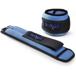 Yes4All 2 Lbs Ankle Weightswrist Weights For Women And Men - Fully Adjustable Leg Weights For Walking, Fitness, Cardio Exercise (2 Lbs X2, Blue)]