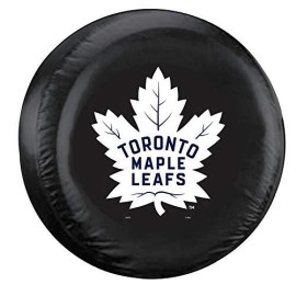 Fremont Die NHL Toronto Maple Leafs Black Spare Tire Cover, One Size, Multicolor