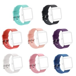 GinCoband Fitbit Blaze Bands Replacement For Fitbit Blaze Smart Watch No tracker 8 Color Large Small Women (set of 8, Small)