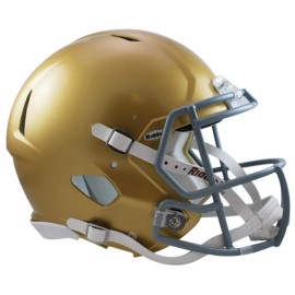 Riddell NCAA Notre Dame Fighting Irish Helmet Full Size AuthenticHelmet Authentic Full Size Speed Style 2016, Team Colors, One Size