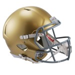 Riddell Ncaa Notre Dame Fighting Irish Helmet Full Size Replicahelmet Replica Full Size Speed Style 2016 Team Colors One Size