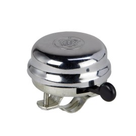 Fischer Unisex Chrome Bicycle Bell, Silverchrome-Plated, One Size Eu
