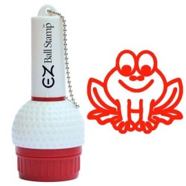 Promarking Ezballstamp Golf Ball Stamp - Red Sitting Frog