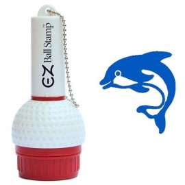 Promarking Ezballstamp Golf Ball Stamp - Blue Dolphin