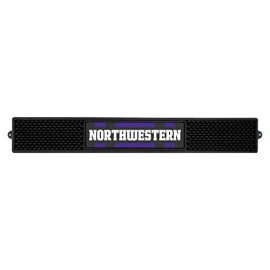 Fanmats Ncaa Northwestern Wildcats Drink Mat, Team Color, One Size