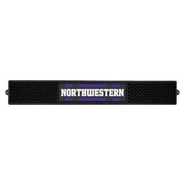 Fanmats Ncaa Northwestern Wildcats Drink Mat, Team Color, One Size