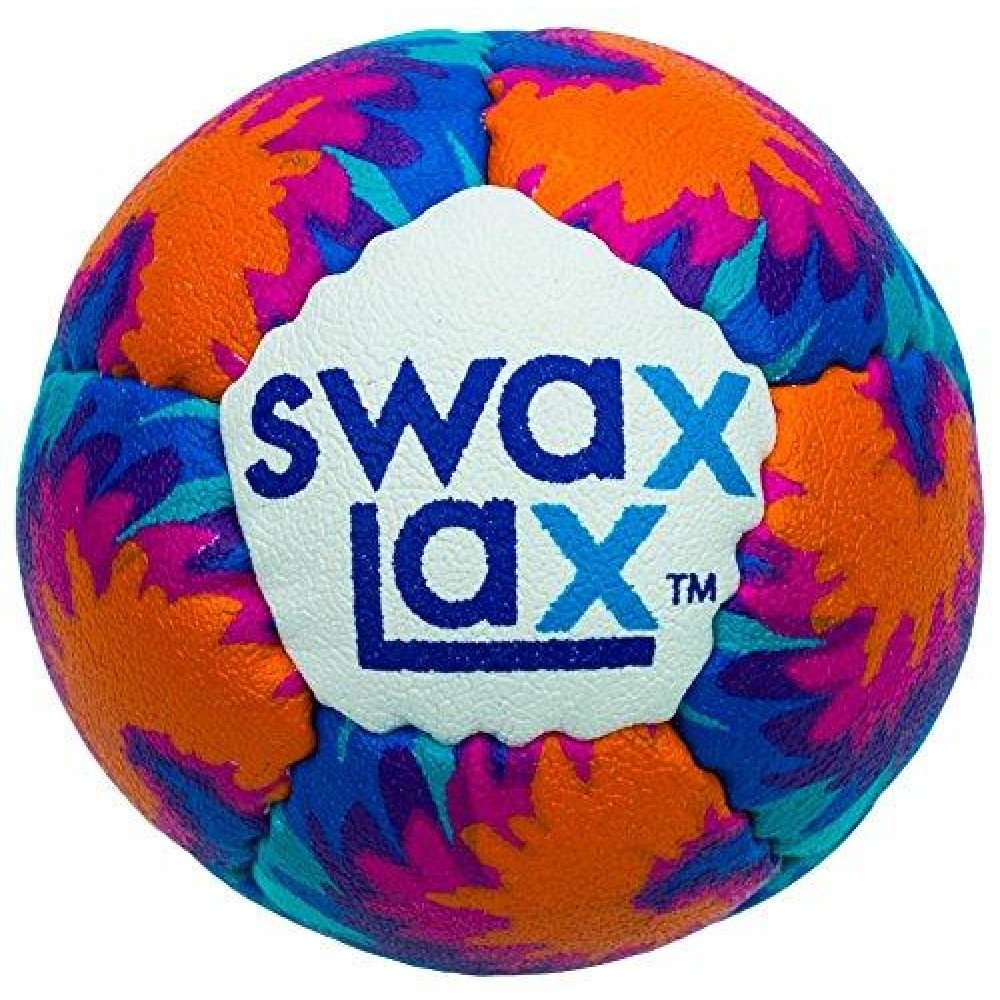 Swax Lax Lacrosse Training Ball - Indoor Outdoor Practice Less Bounce & Rebounds (Maui)