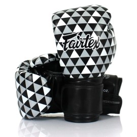 Fairtex Bgv14 Muay Thai Boxing Gloves For Men, Women Kids Mma Gloves For Martial Artsmade From Micro Fiber Is Premium Quality, Light Weight Shock Absorbent 12 Oz Boxing Gloves-Black Prism