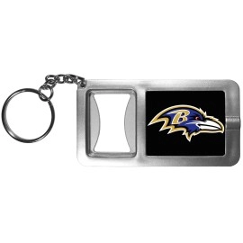 Nfl Siskiyou Sports Fan Shop Baltimore Ravens Flashlight Key Chain With Bottle Opener One Size Black