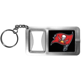 Nfl Siskiyou Sports Fan Shop Tampa Bay Buccaneers Flashlight Key Chain With Bottle Opener One Size Black