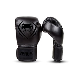 Venum Contender Boxing Gloves - Black/Black - 12-Ounce