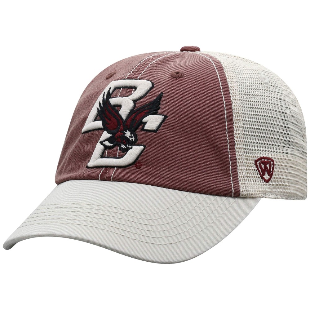 Top Of The World Boston College Eagles Mens Relaxed Fit Adjustable Mesh Offroad Hat Team Color Icon, Adjustable