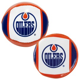 Franklin Sports Unisex Teen Hockey And Franklin Sports Nhl Edmonton Oilers Soft Sport Ball Puck, Team Specific, One Size Us