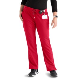 Greys Anatomy 4277 Pant (Scarlet Red, X-Large Petite)