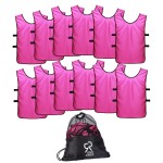 Sportsrepublik Pinnies Scrimmage Vests For Kids, Youth And Adults (12-Pack) - Soccer Pennies