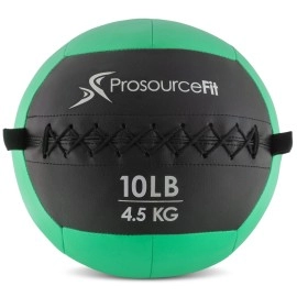 Prosourcefit Soft Medicine Balls For Wall Balls And Full Body Dynamic Exercises, 10 Lb, Green