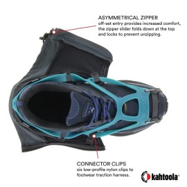 Kahtoola Connect Gaiter Low (Teal/Blue, Large/Extra Large)