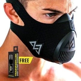 Trainingmask 3.0 - Elevation Training Mask 3.0 - Stamina, Performance, Altitude Running Mask, Clinically Proven & Patented (Medium)