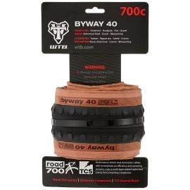 WTB Byway Road 650x47C Folding DNA Tubeless Road Beige Cycling Equipment, Tanwall