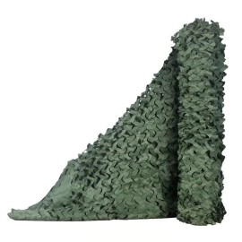 Loogu Camouflage Net For Photography Background Decoration Hunting Blinds (Green, 1.5X6M=5X19.7Ft)