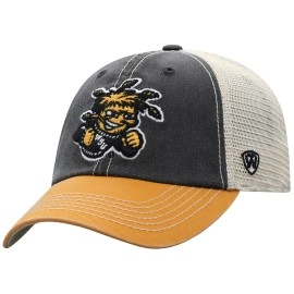 Top Of The World Wichita State Shockers Men'S Relaxed Fit Adjustable Mesh Offroad Hat Team Color Icon, Adjustable