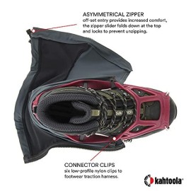 Kahtoola Connect Gaiter Mid (Gray/Teal, Small/Medium)