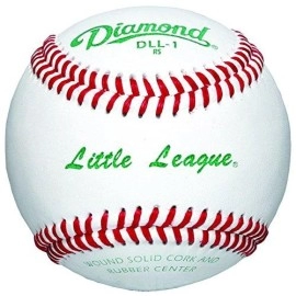 Diamond Sports 6-Gallon Ball Bucket with 30 DLL-1 Little League Baseballs, Black