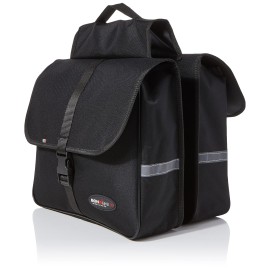 Cicli Bonin Unisex Adult Large Saddle Bags - Black, One Size