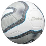 Baden Team Soccer Ball, Whitegrayblue, Size 5