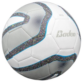 Baden Team Soccer Ball, Whitegrayblue, Size 5