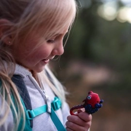 Big Discoveries LifeLight Animal Carabiner Flashlight - Fun Mini Animal Keychain Flash Lights for Kids, Adults, Nurses, Camping