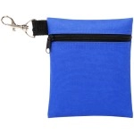 Buyagain Golf Tee Pouch, 562 X 687 Inch Professional Zipper Golf Teeball Pouch Bag With Metal Lobster Claw Clip