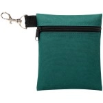 Golf Tee Pouch, Buyagain 5.62 X 6.87 Inch Professional Zipper Golf Tee/Ball Pouch Bag With Metal Lobster Claw Clip.