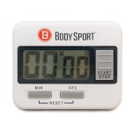 Body Sport Digital Timer - Sports Stopwatch and Countdown Timer for Fitness & Exercise Routines - Multifunctional Timer for Gym, Kitchen, Classroom, and Office Settings - Easy to Use - Battery