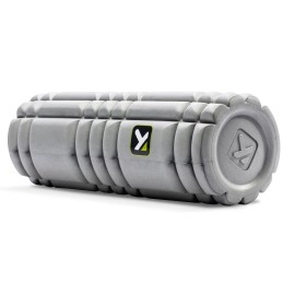TriggerPoint CORE Foam Massage Roller with Softer Compression for Exercise, Deep Tissue and Muscle Recovery - Relieves Muscle Pain & Tightness, Improves Mobility & Circulation (12''), Gray