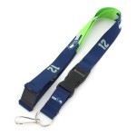 Aminco Nfl Seattle Seahawks Slogan Lanyard, Blue, 22 Inch