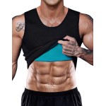 Pbox Men Sweat Vest Neoprene Slimming Shirt Weight Loss Sauna Suit Waist Trainer Top
