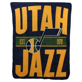 Northwest Nba Utah Jazz Micro Raschel Throw One Size Multicolor