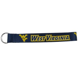 Siskiyou NCAA West Virginia Mountaineers Lanyard Key Chain, Wristlet, Blue