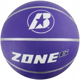 Baden Womens Zone Rubber Basketball, Indoor And Outdoor Ball, Purple, Size 6