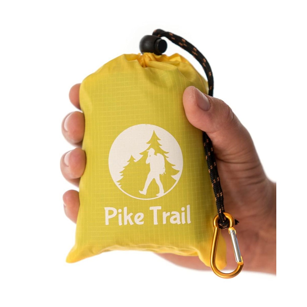 Pike Trail Pocket Beach Blanket (60 X 56) - Lightweight Sand Proof Picnic Blanket, Compact Outdoor Blanket, Waterproof Pocket Blanket For Hiking, Camping, Picnics, Travel And Beach Trips