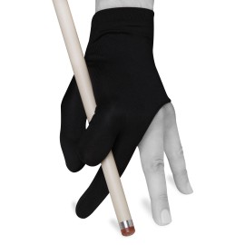 Billiard Quality Glove - Fits Either Hand - One Size Fits All - Choose Your Color (Black)