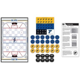 MasterPieces Family Game - NHL St. Louis Blues Checkers - Officially Licensed Board Game for Kids & Adults