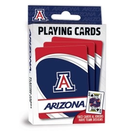 MasterPieces Family Games - NCAA Arizona Wildcats Playing Cards - Officially Licensed Playing Card Deck for Adults, Kids, and Family