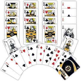 MasterPieces Family Games - NHL Boston Bruins Playing Cards - Officially Licensed Playing Card Deck for Adults, Kids, and Family