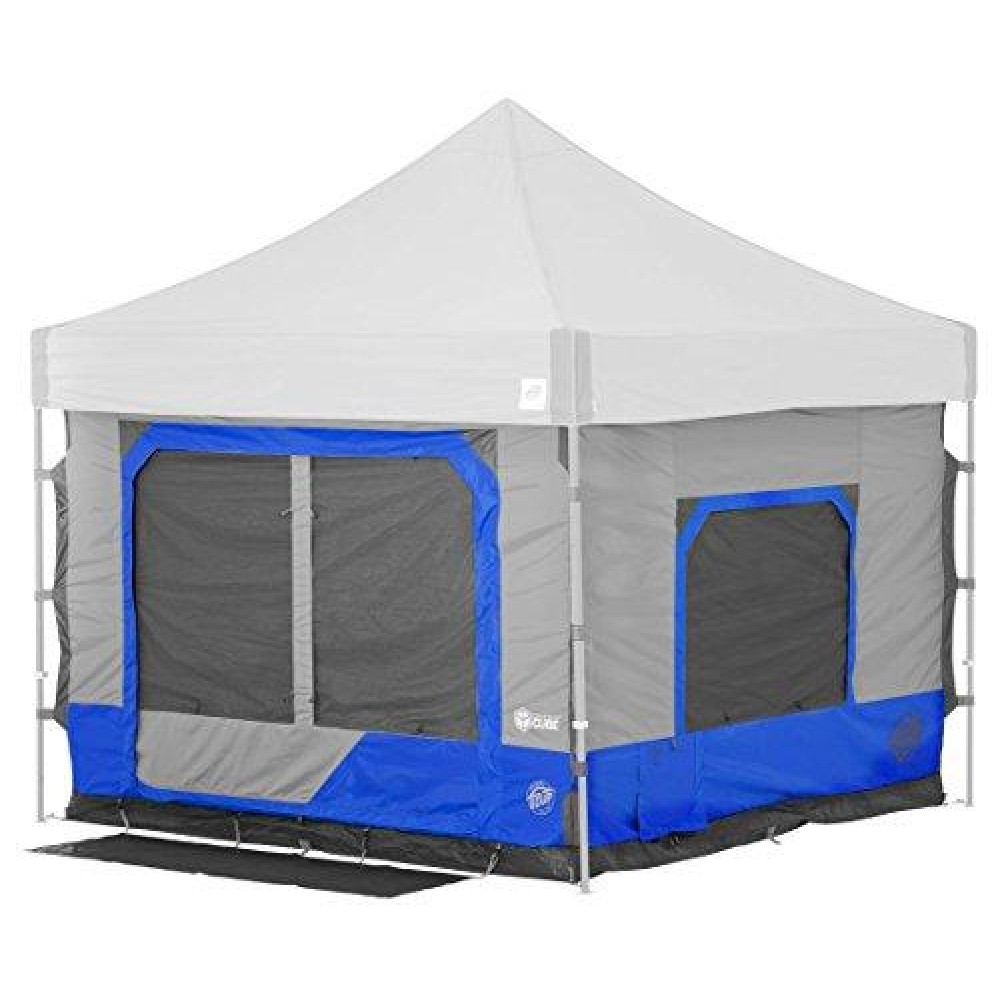 E-Z Up Camping Cube 64, Converts 10 Straight Leg Canopy Into Camping Tent, Royal Blue (Canopyshelter Not Included)
