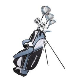 Precise NX460 Ladies Womens Complete Golf Clubs Set Includes Driver, Fairway, Hybrid, 4 Irons, Putter, Bag, 3 H/C's - 2 Sizes - Regular and Petite Size! (Right Hand 5'3 - 5'9)