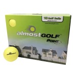 Best Practice Golf Balls On The Planet. Perfect For Golf Training. Solid Contact For Great Feedback. Limited Flight For Backyard Use. Safe For Indoors. By Almostgolf (10 Pack Yellow)